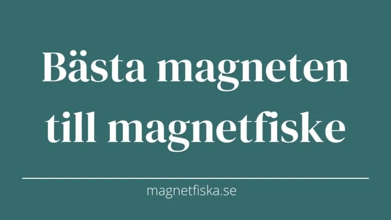 5 magnetfiske kit för nybörjare